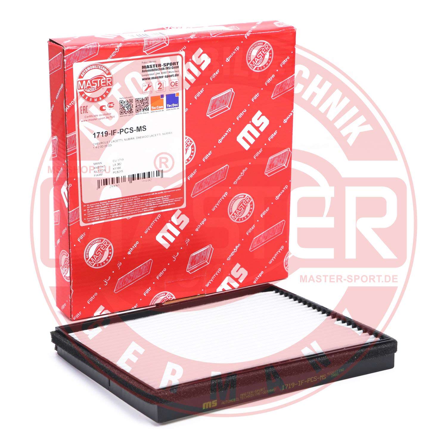 Filtru polen MASTERSPORT GERMANY 1719-IF-PCS-MS